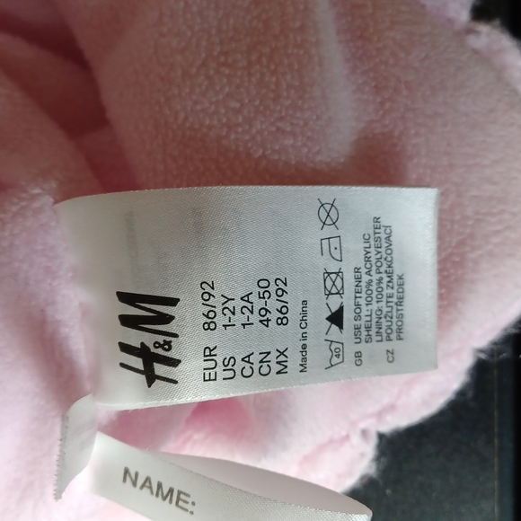3/$20 H&M  Winter Flower hat for girls size 1-2Y - Picture 4 of 5